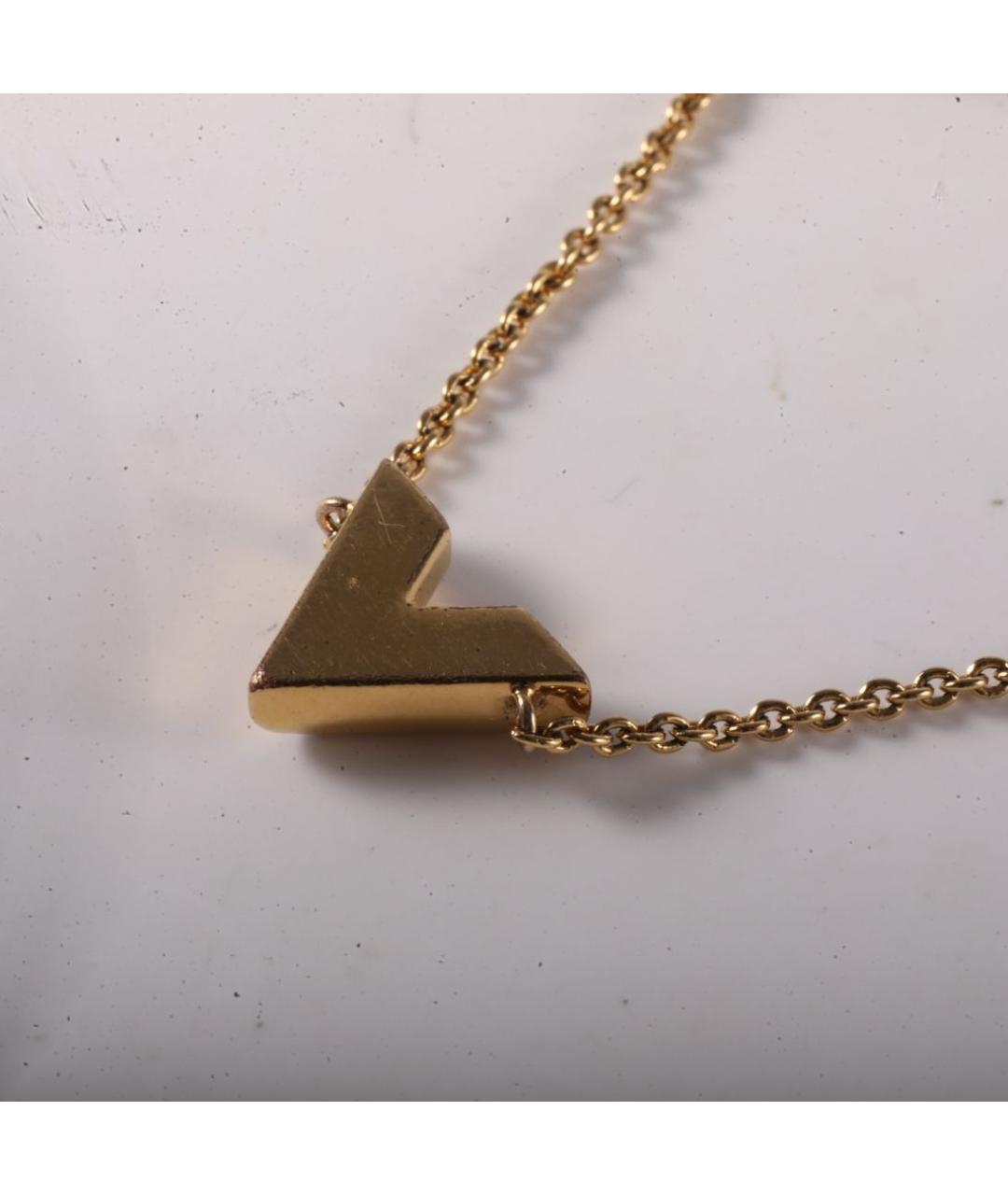 LOUIS VUITTON Золотой металлический браслет, фото 5