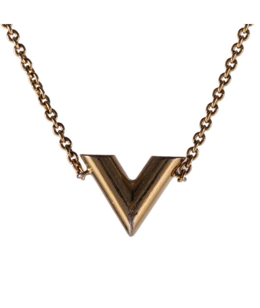 LOUIS VUITTON Золотой металлический браслет, фото 6