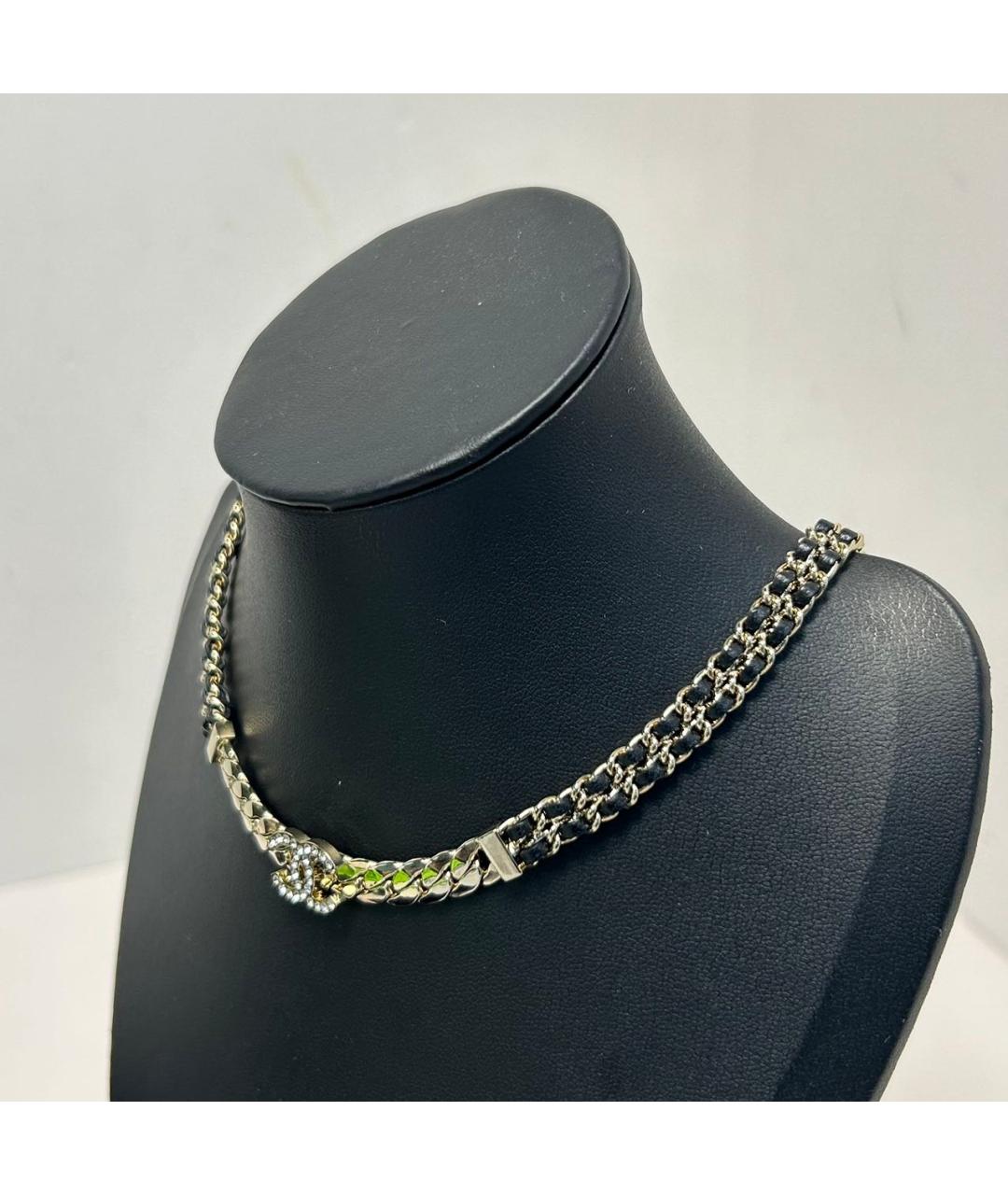 CHANEL Золотое металлическое колье, фото 9