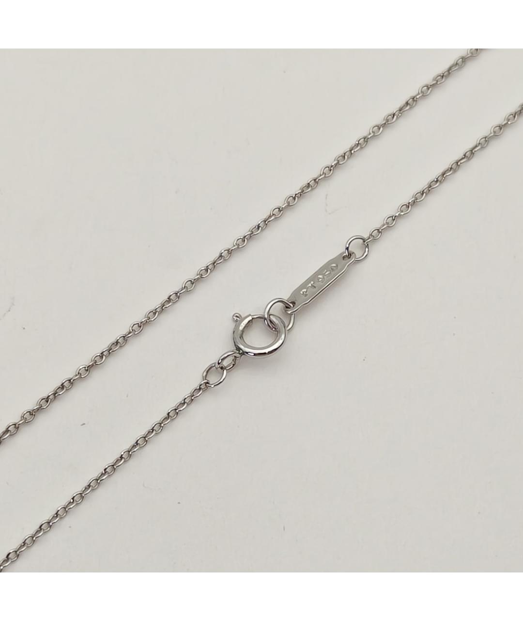 TIFFANY&CO Серебряное платиновое колье, фото 5