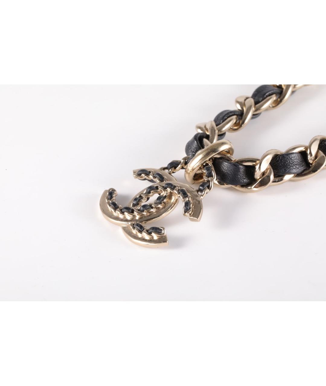 CHANEL Золотое металлическое колье, фото 2