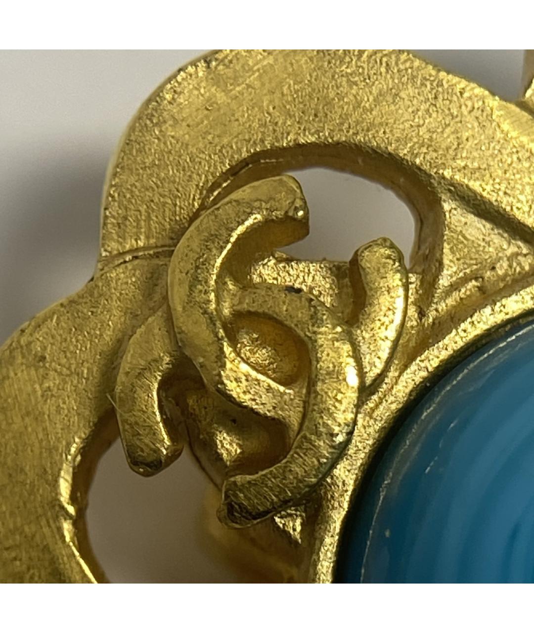 CHANEL Золотые металлические клипсы, фото 6