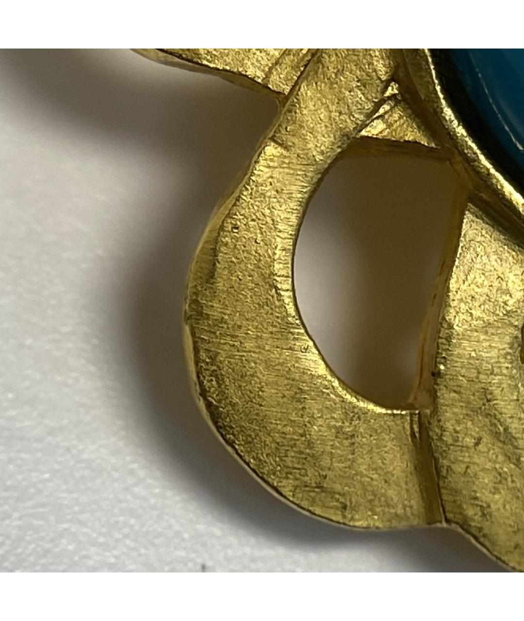 CHANEL Золотые металлические клипсы, фото 7