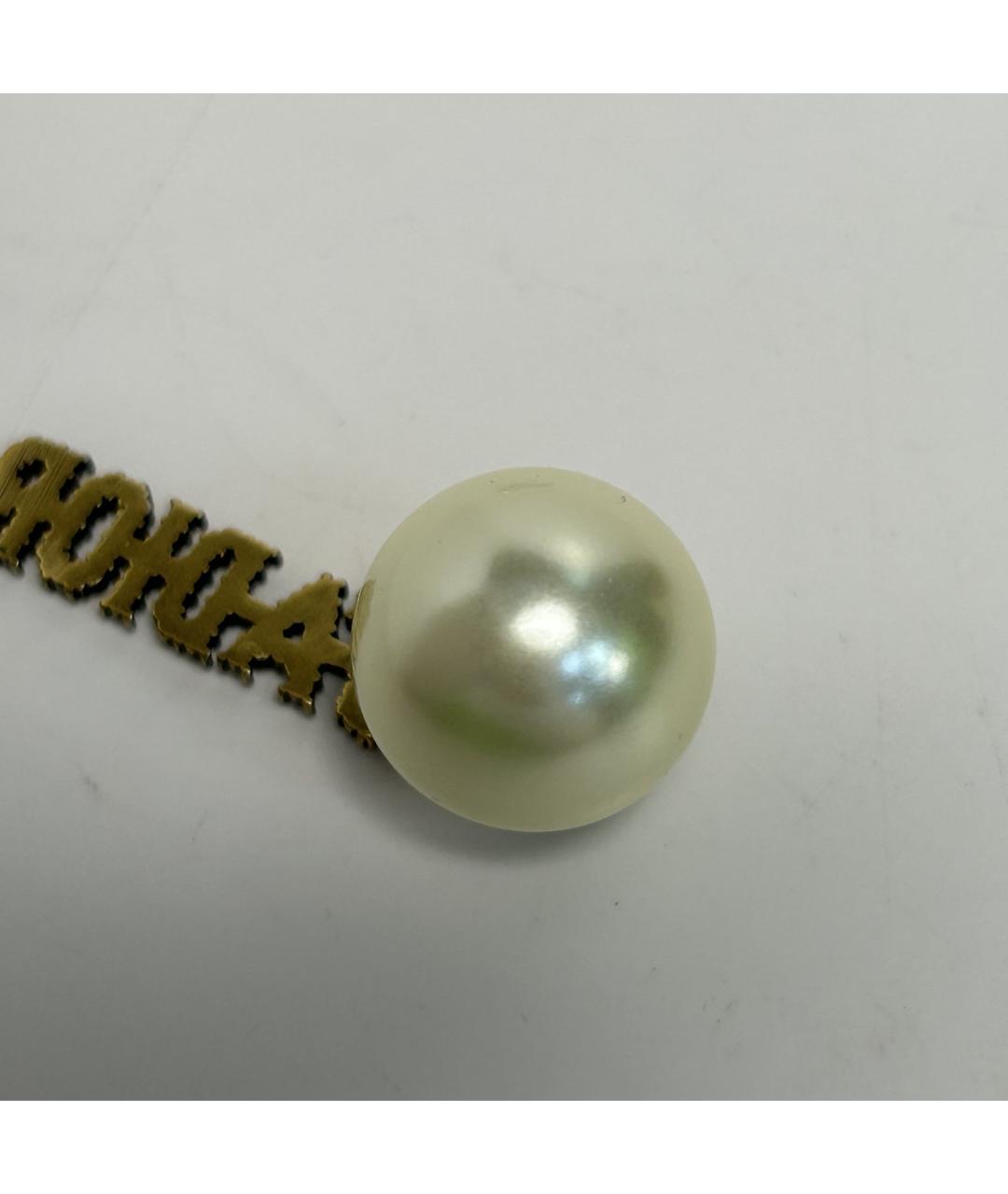 CHRISTIAN DIOR Золотые латунные серьги, фото 7