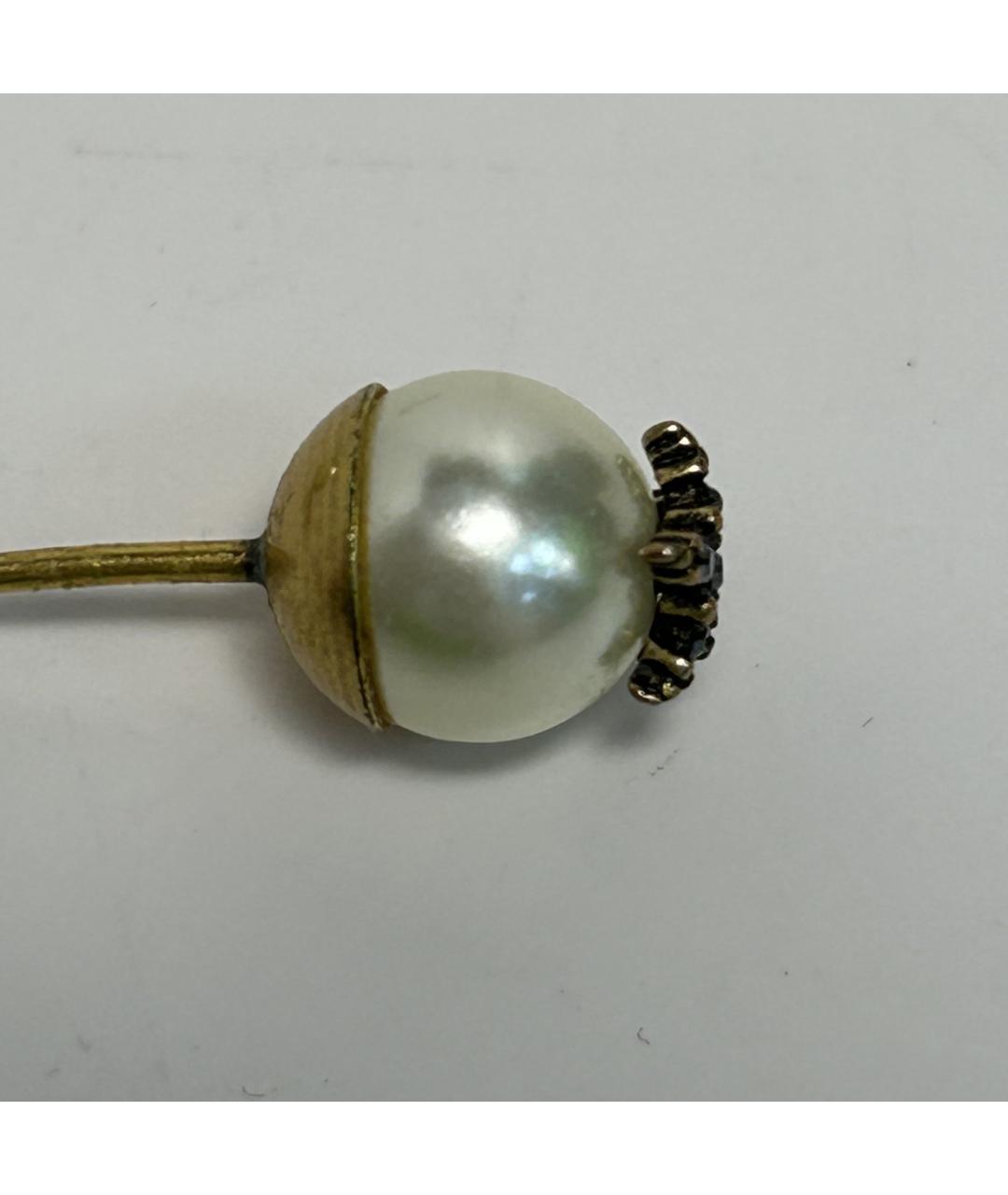 CHRISTIAN DIOR Золотые латунные серьги, фото 9