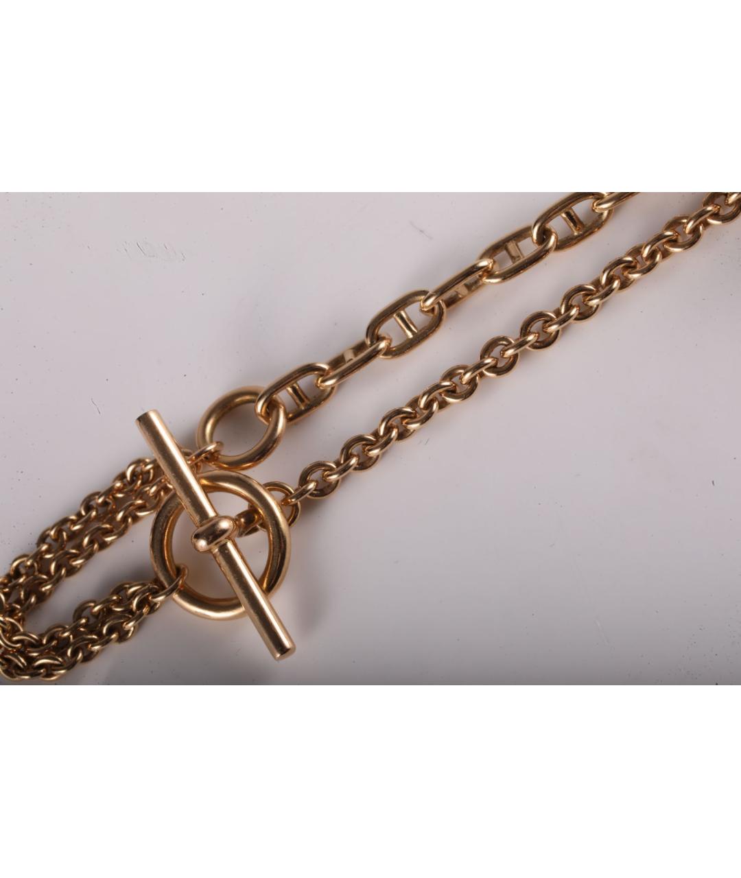 HERMES Золотой браслет из розового золота, фото 3