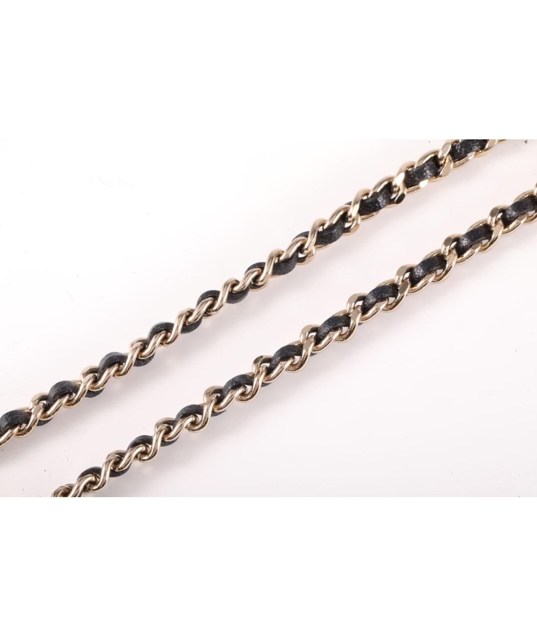 CHANEL Черное металлическое колье, фото 4