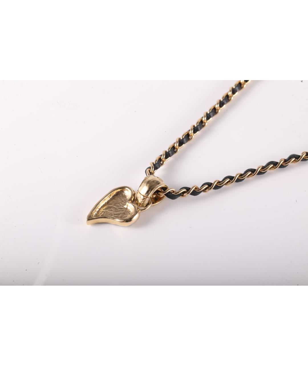 CHANEL Черное металлическое колье, фото 3