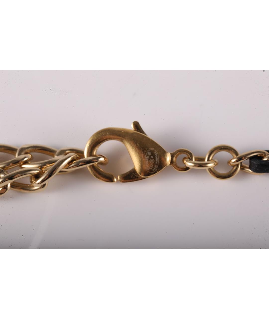 CHANEL Черное металлическое колье, фото 5
