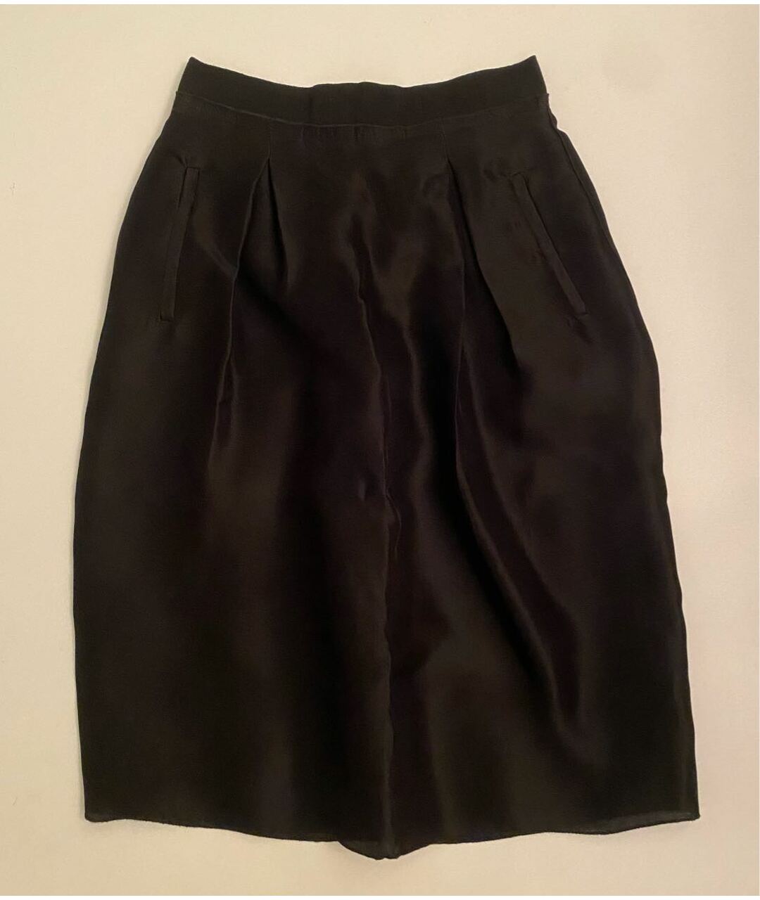 DOLCE&GABBANA Черная шелковая юбка мини, фото 9