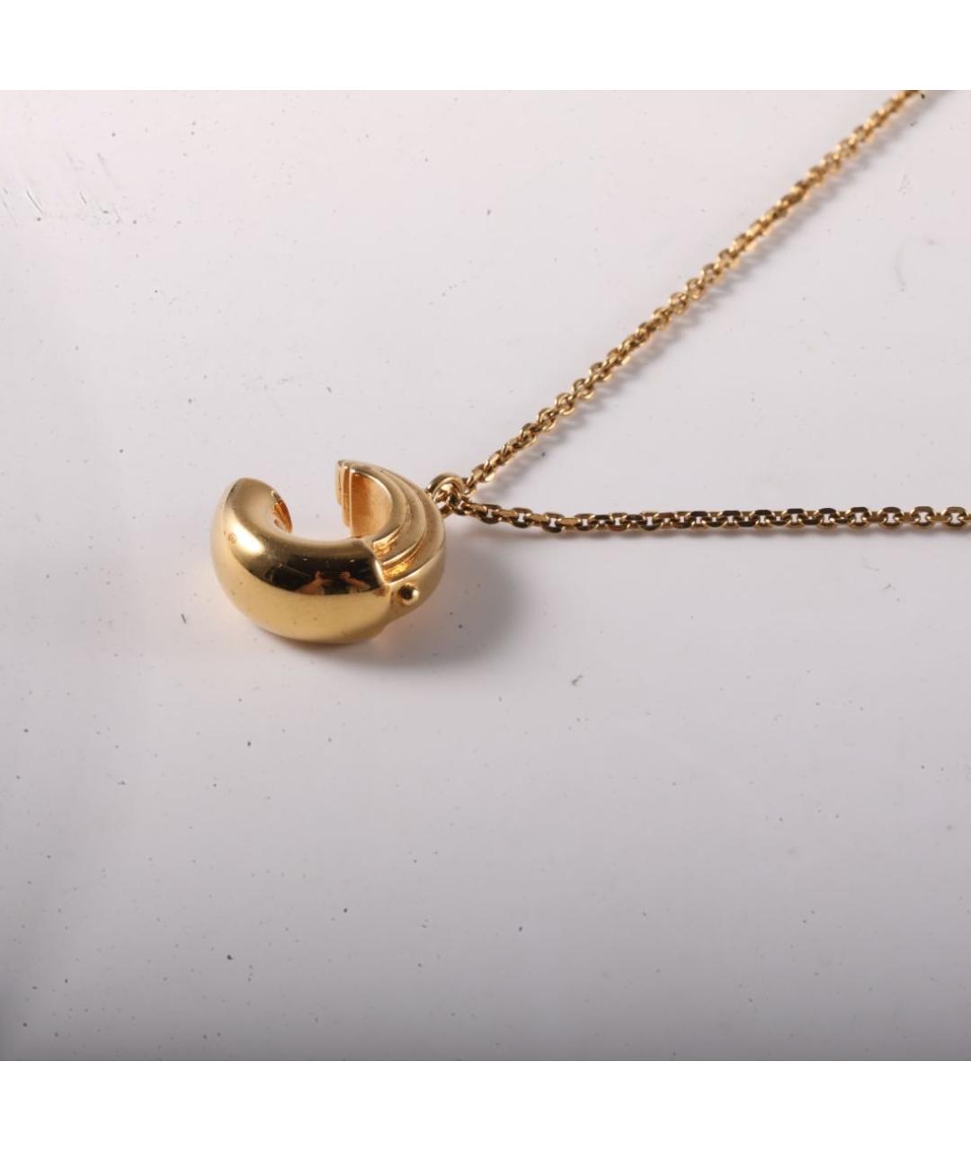 LOUIS VUITTON Золотая металлическая подвеска, фото 9