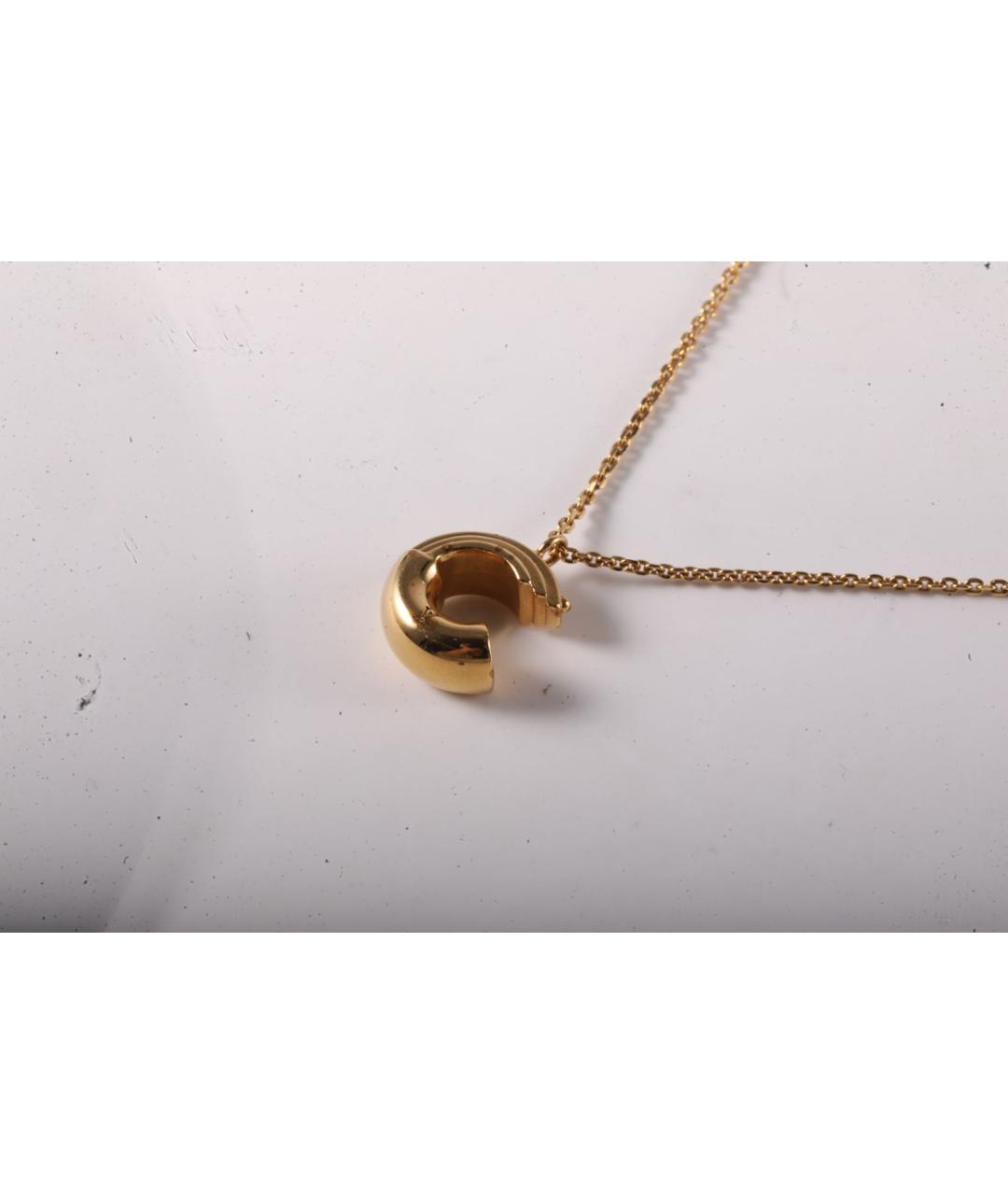 LOUIS VUITTON Золотая металлическая подвеска, фото 4