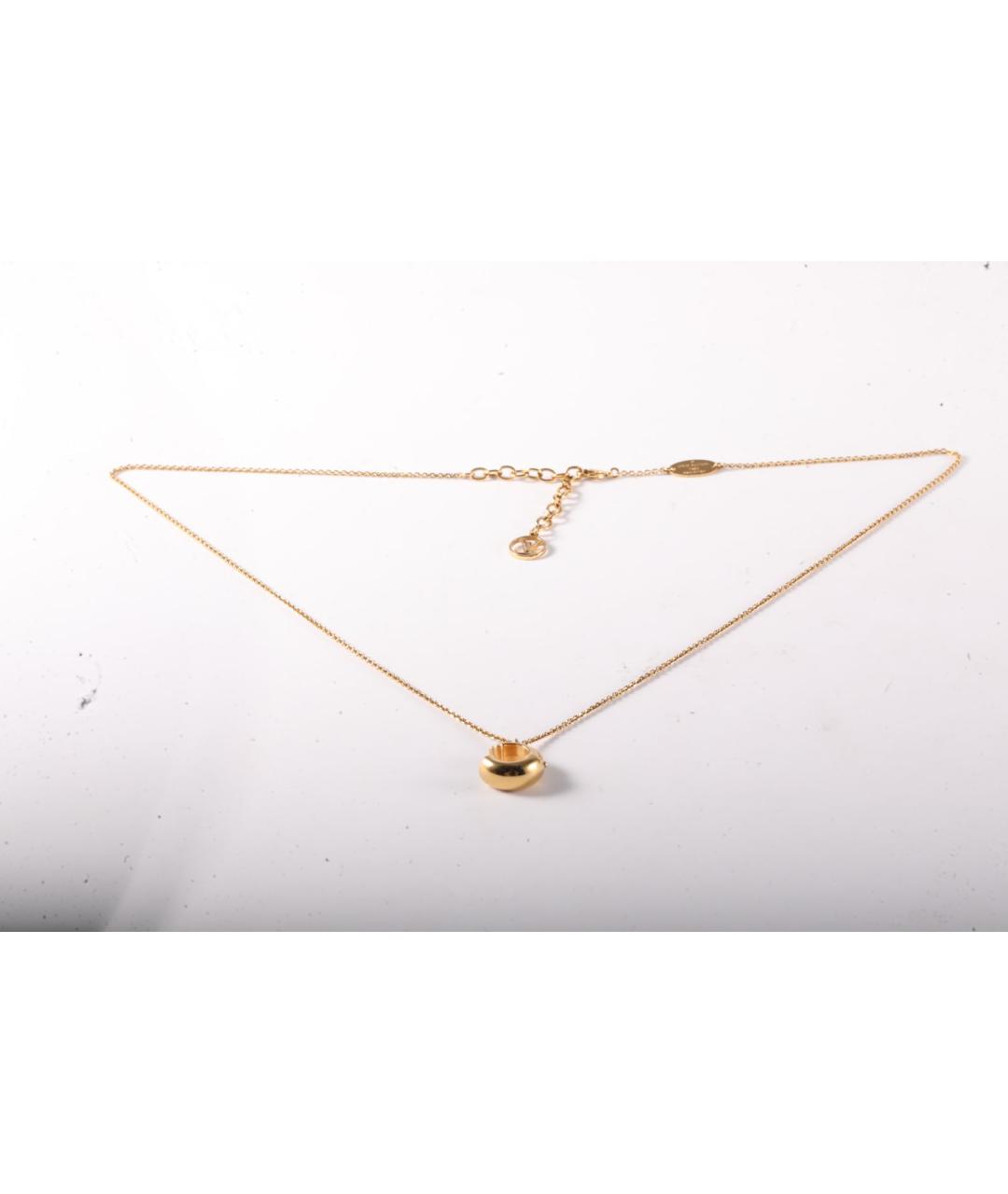 LOUIS VUITTON Золотая металлическая подвеска, фото 6