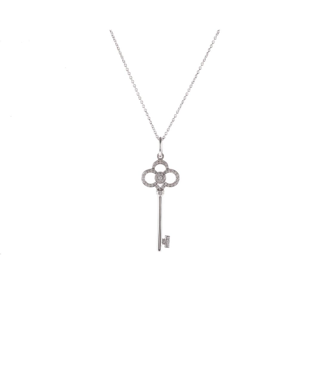 TIFFANY&CO Серое колье из белого золота, фото 1