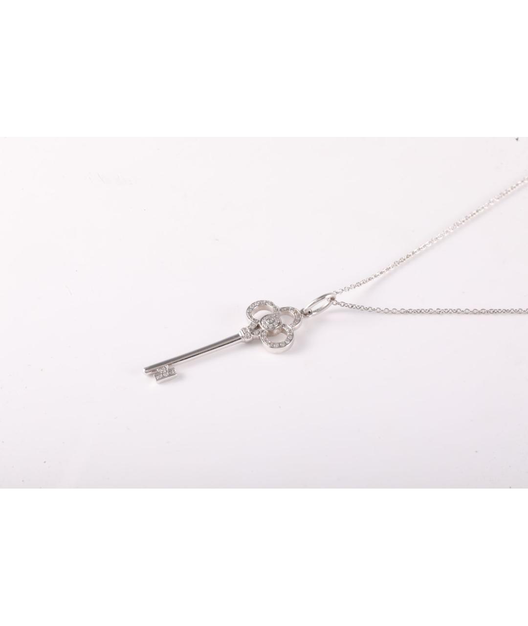 TIFFANY&CO Серое колье из белого золота, фото 2