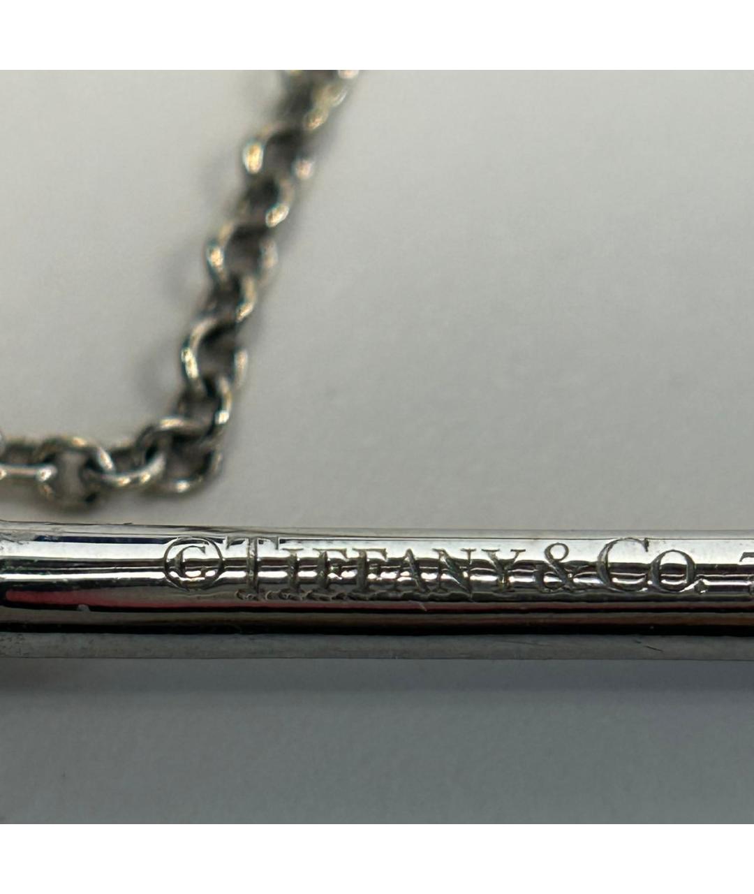 TIFFANY&CO Серое колье из белого золота, фото 9