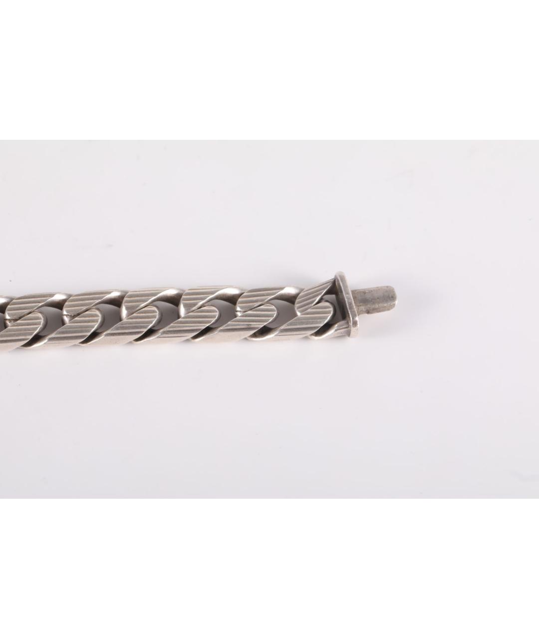 GUCCI Серый серебряный браслет, фото 4