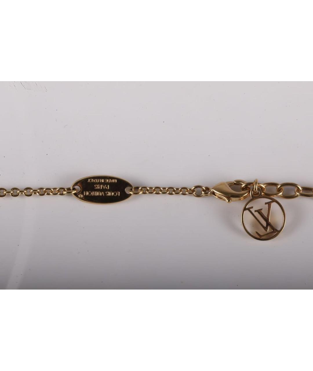 LOUIS VUITTON Золотое металлическое колье, фото 5