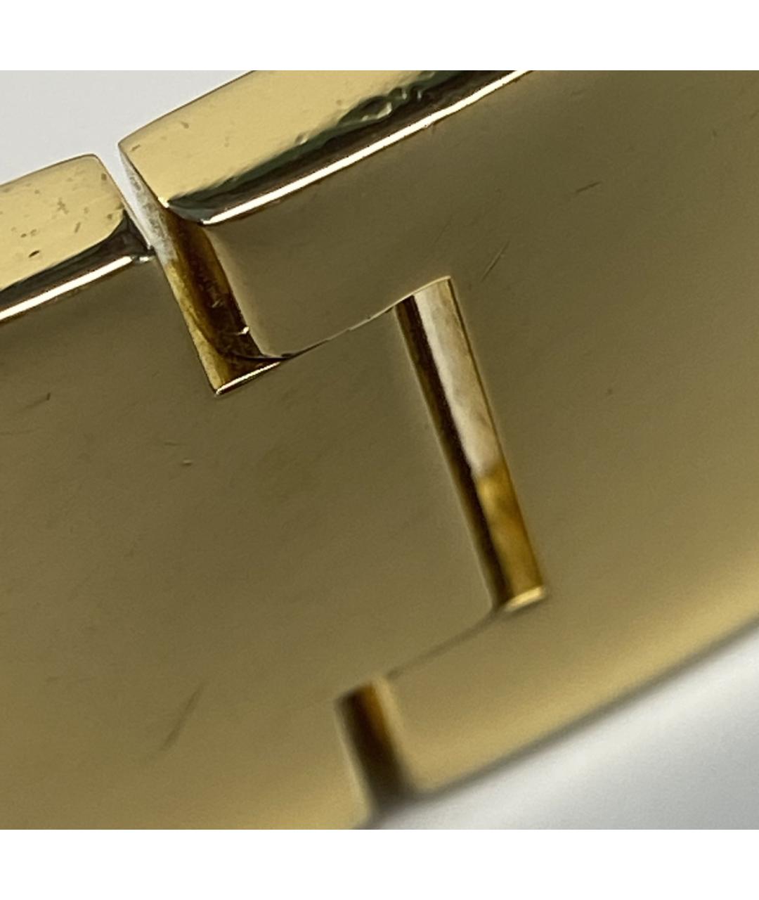 HERMES Белый металлический браслет, фото 7