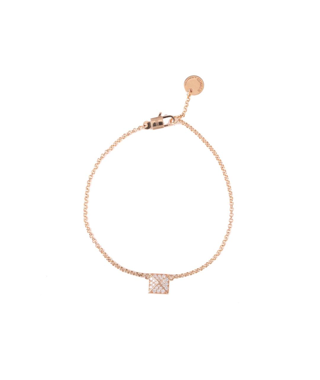 HERMES Золотой браслет из розового золота, фото 1