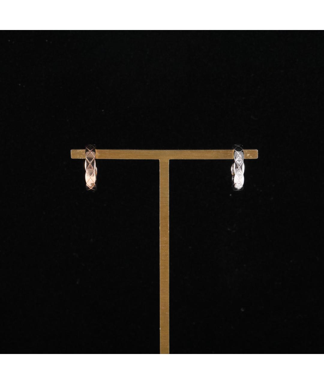 CHANEL Золотые серьги из розового золота, фото 7