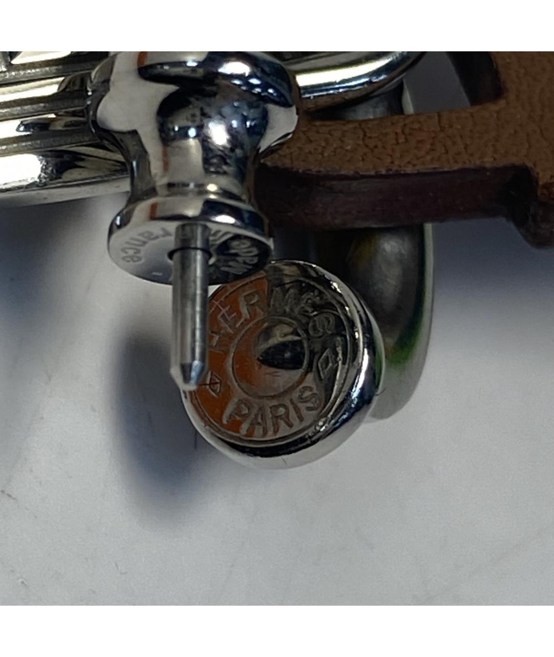 HERMES Серебряные металлические серьги, фото 9