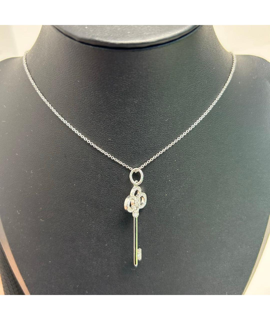TIFFANY&CO Серебряная подвеска из белого золота, фото 8