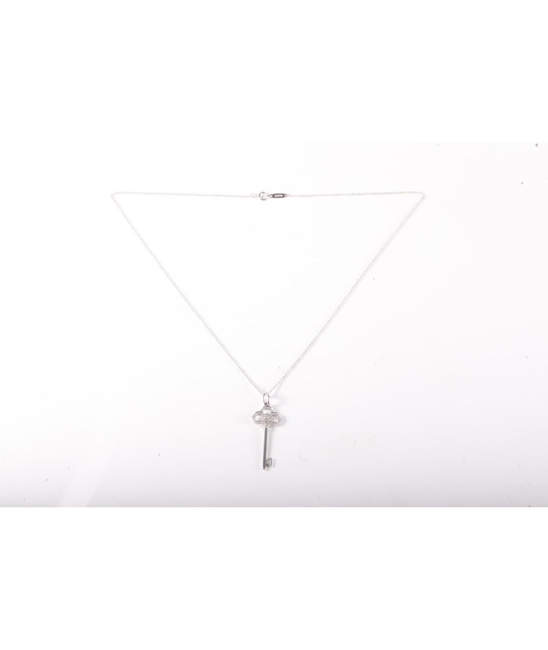 TIFFANY&CO Серебряная подвеска из белого золота, фото 6