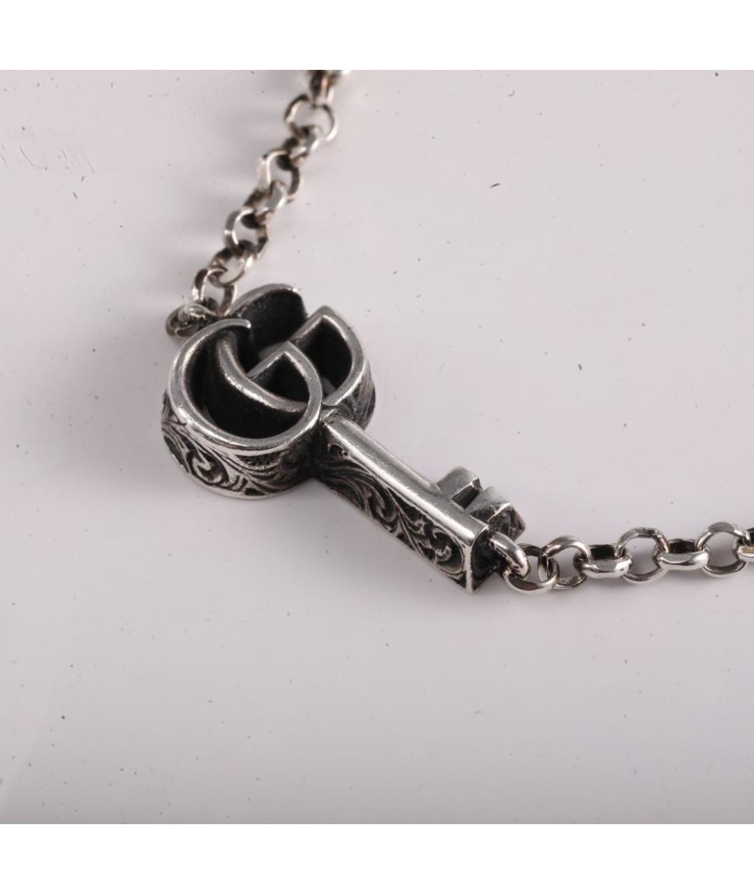 GUCCI Серебрянный серебряный браслет, фото 2