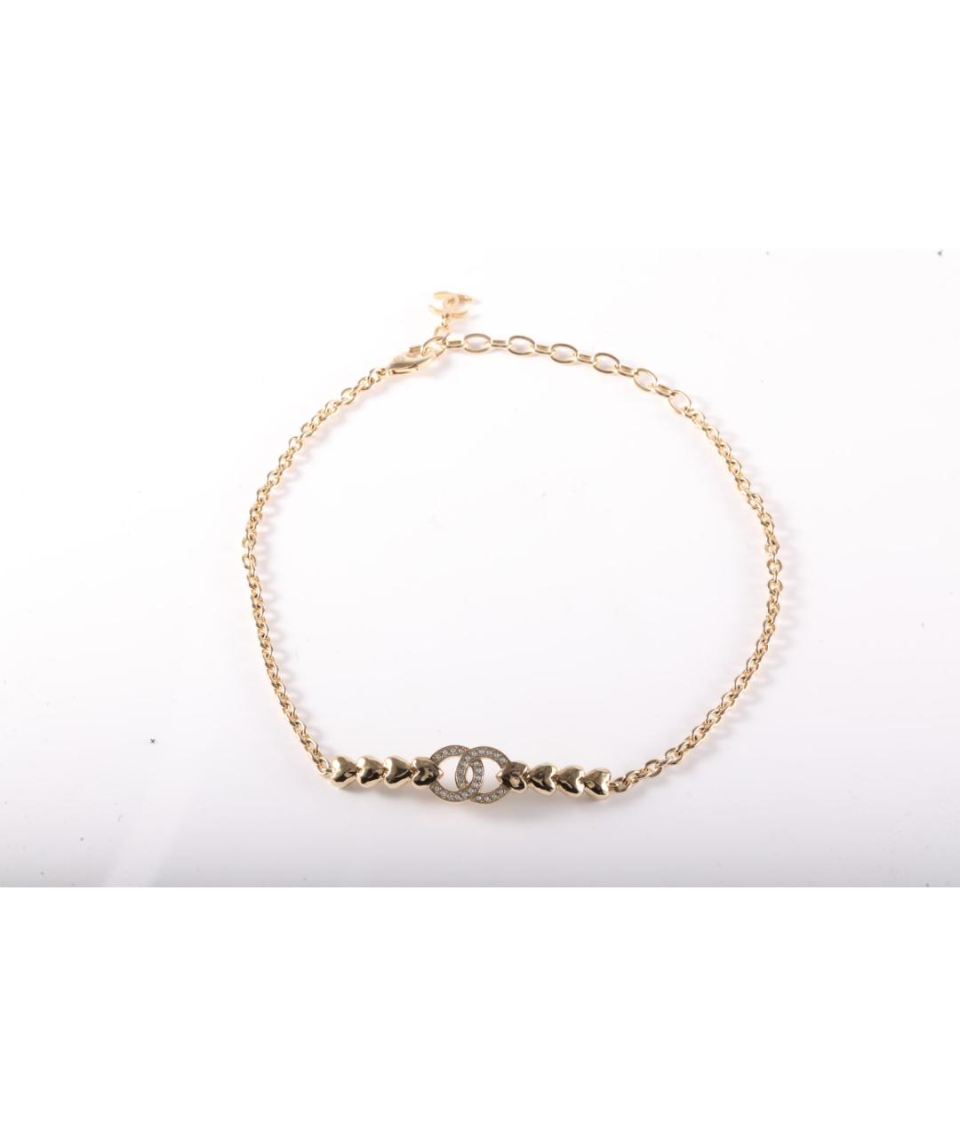 CHANEL Золотое металлическое колье, фото 5