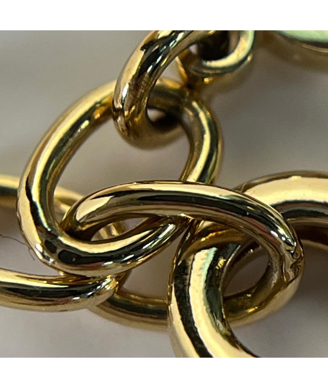 CHANEL Золотое металлическое колье, фото 9