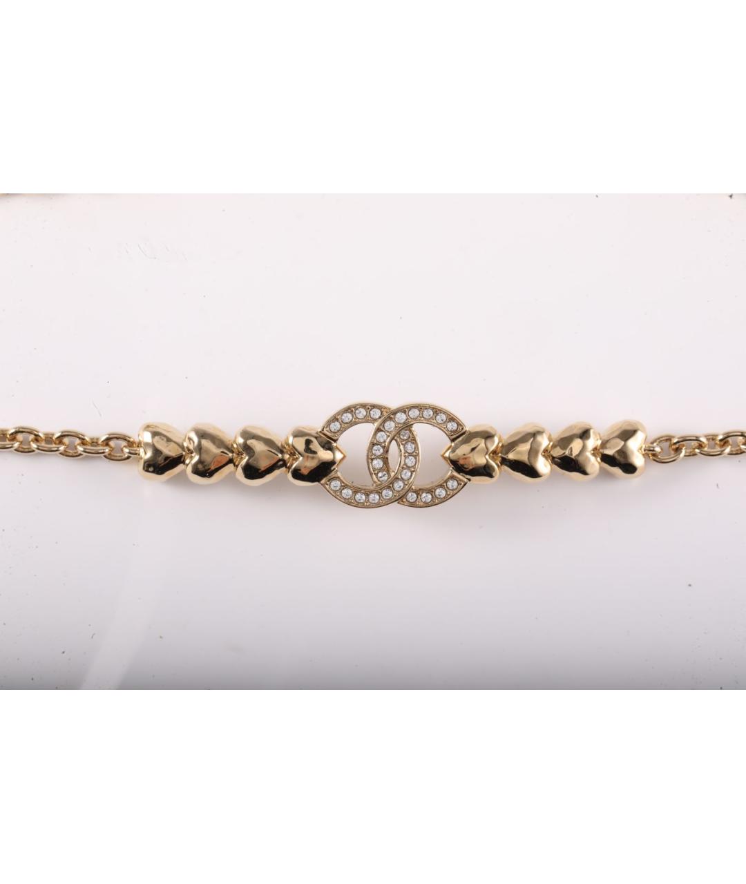 CHANEL Золотое металлическое колье, фото 2