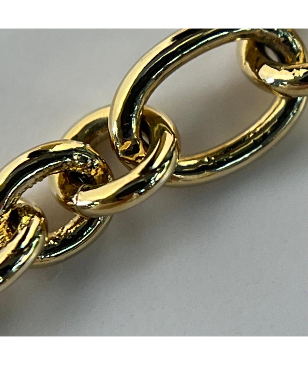 CHANEL Золотое металлическое колье, фото 8