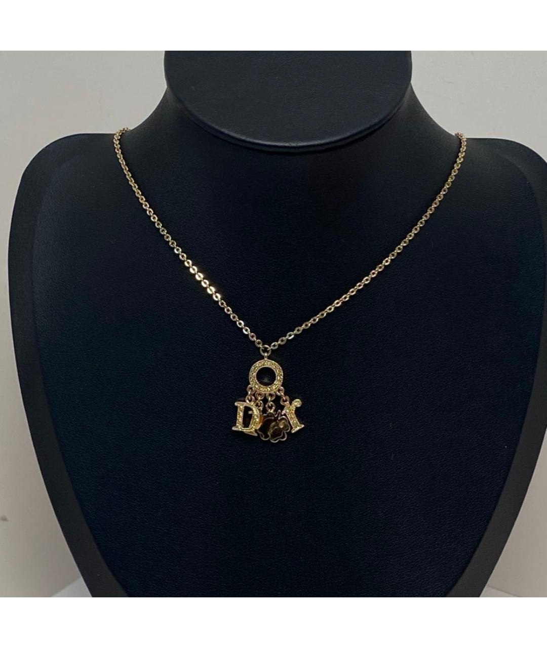 CHRISTIAN DIOR Серое металлическое колье, фото 8