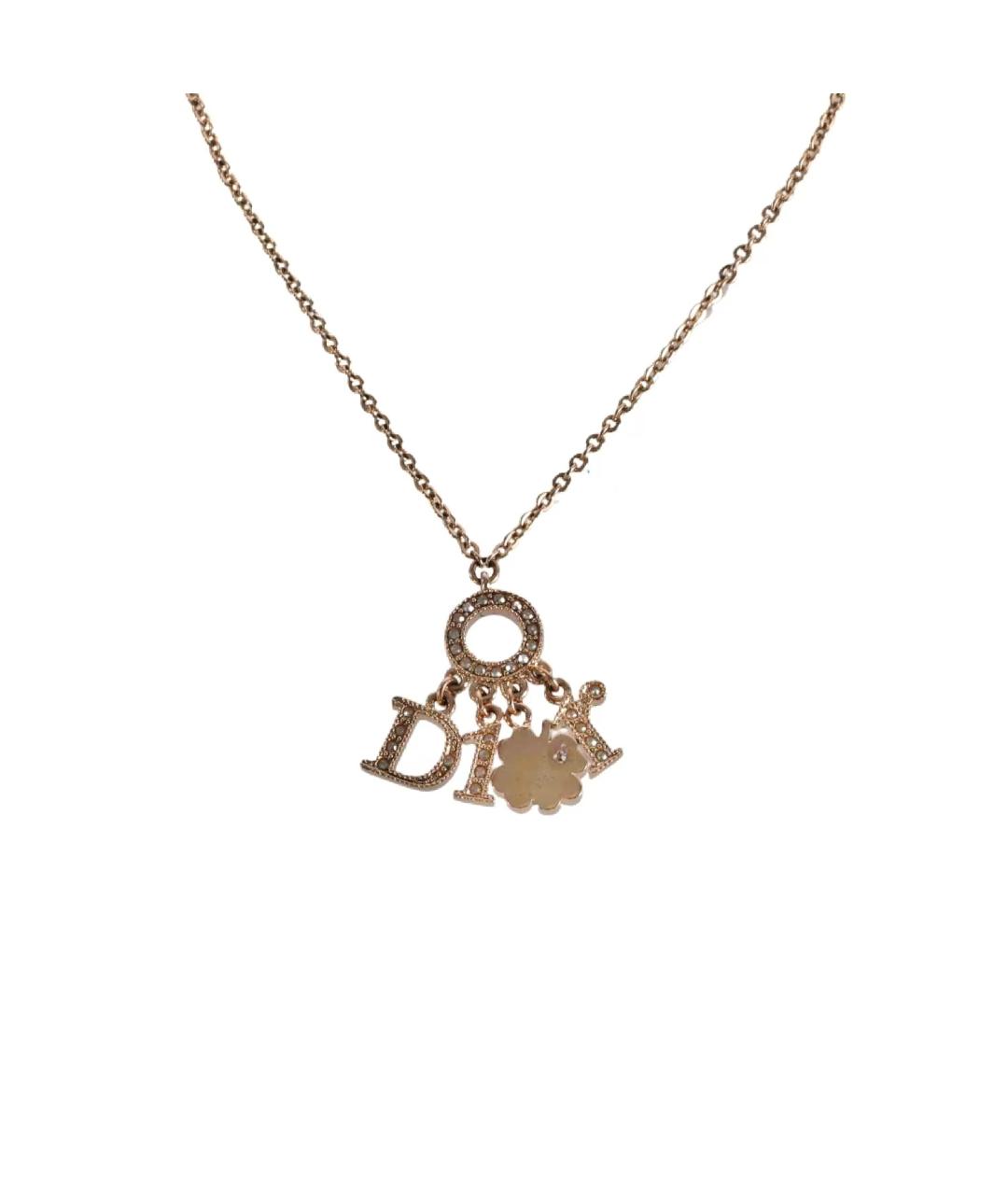 CHRISTIAN DIOR Серое металлическое колье, фото 6