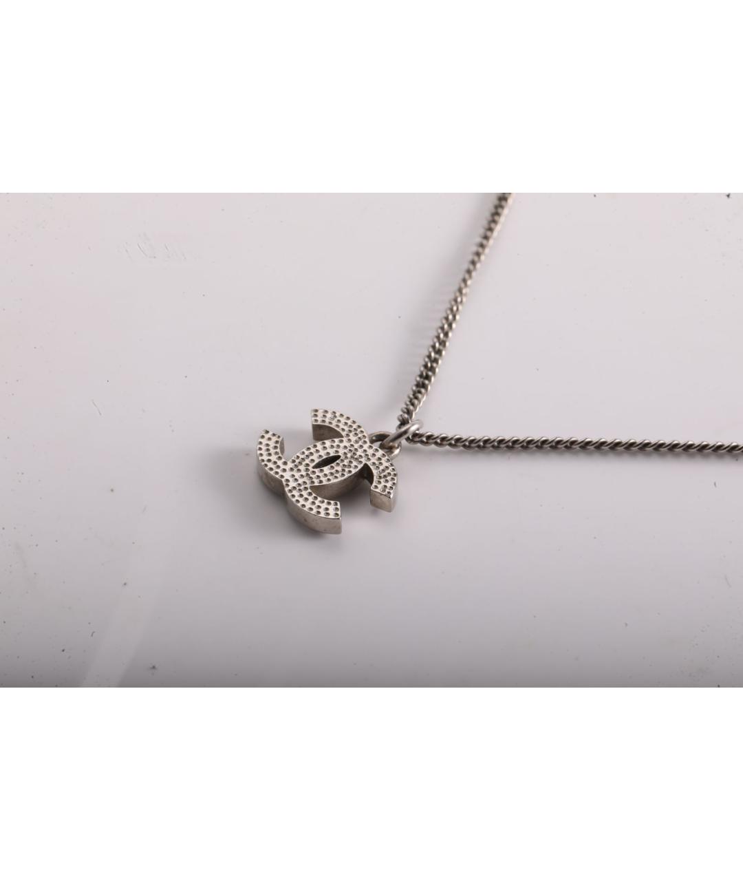 CHANEL Серебряная металлическая подвеска, фото 3
