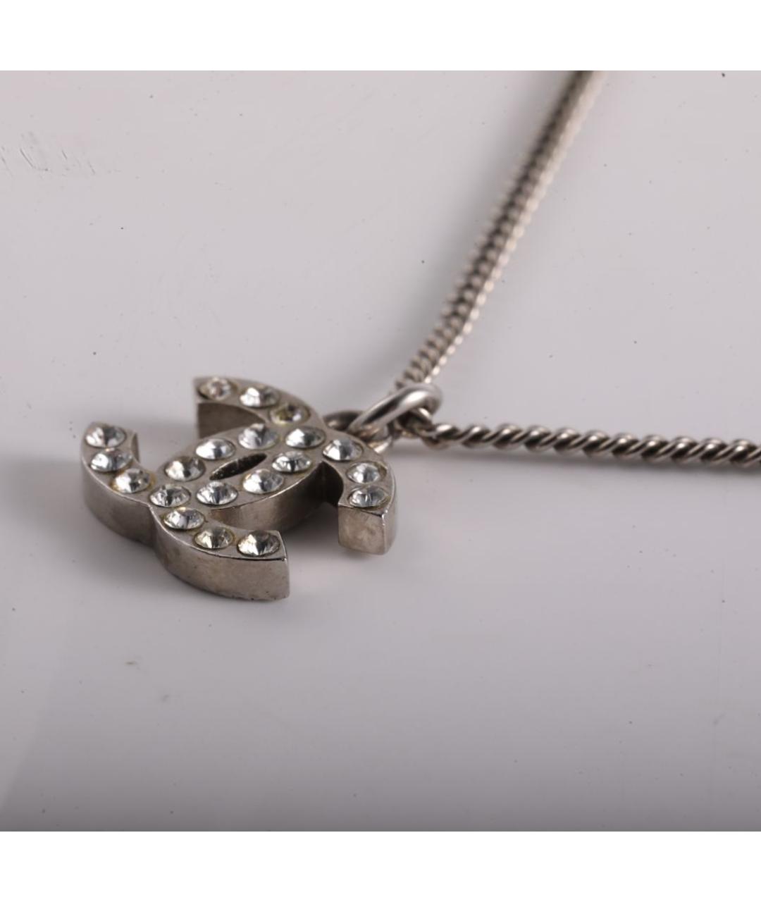 CHANEL Серебряная металлическая подвеска, фото 2