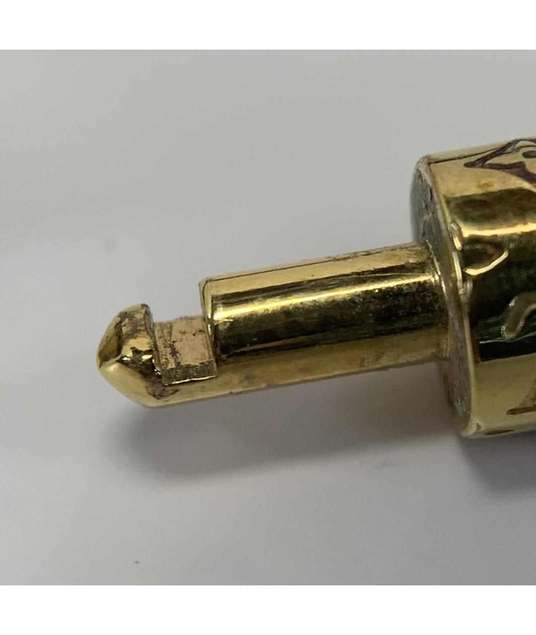 LOUIS VUITTON Коричневый металлический браслет, фото 7