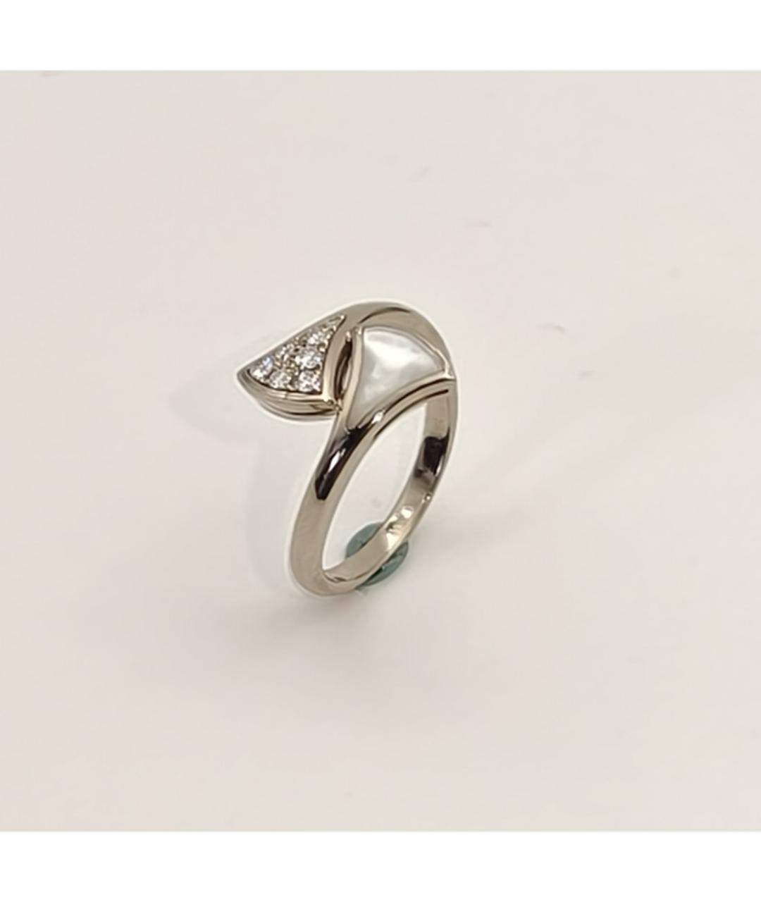 BVLGARI Серебряное кольцо из белого золота, фото 5