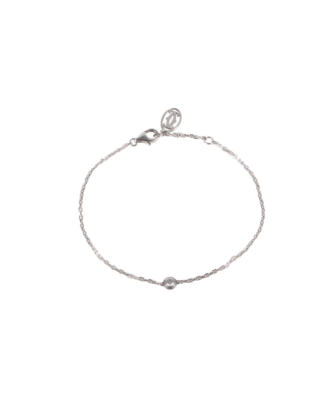 CARTIER Серебрянный браслет из белого золота, фото 1