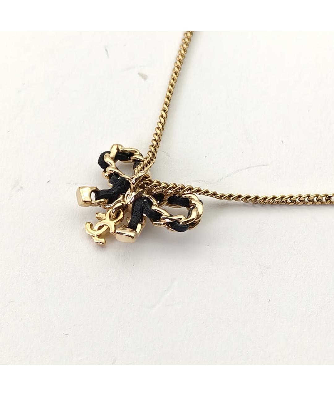 CHANEL Золотая металлическая подвеска, фото 5