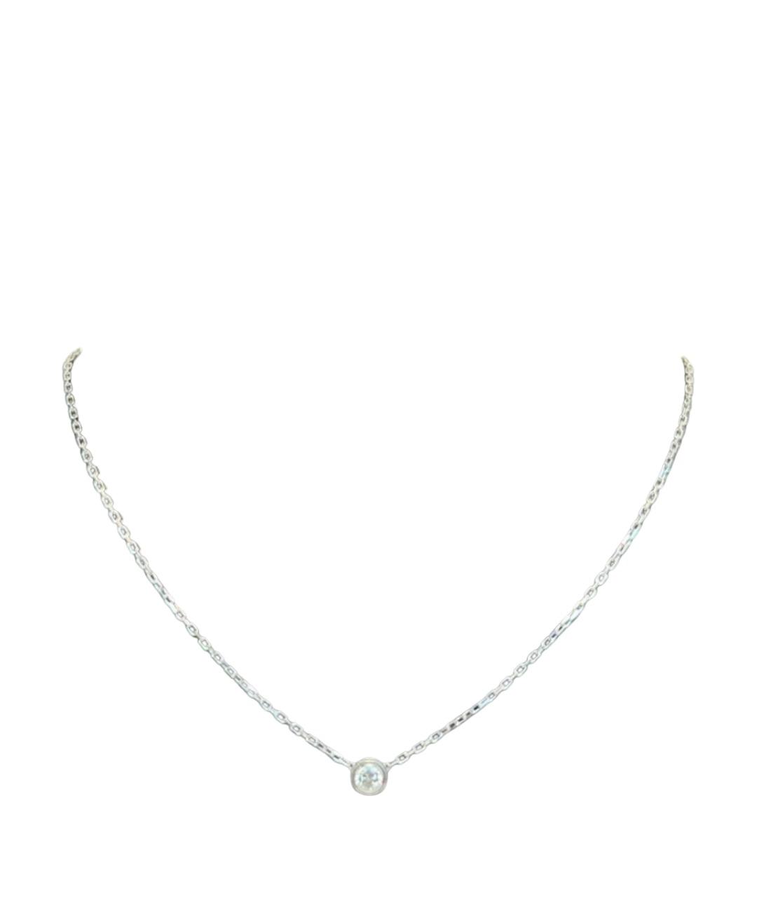 CARTIER Серебряное колье из белого золота, фото 1