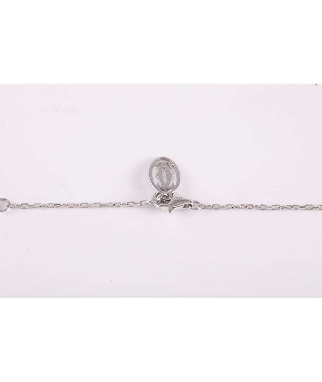 CARTIER Серебряное колье из белого золота, фото 2