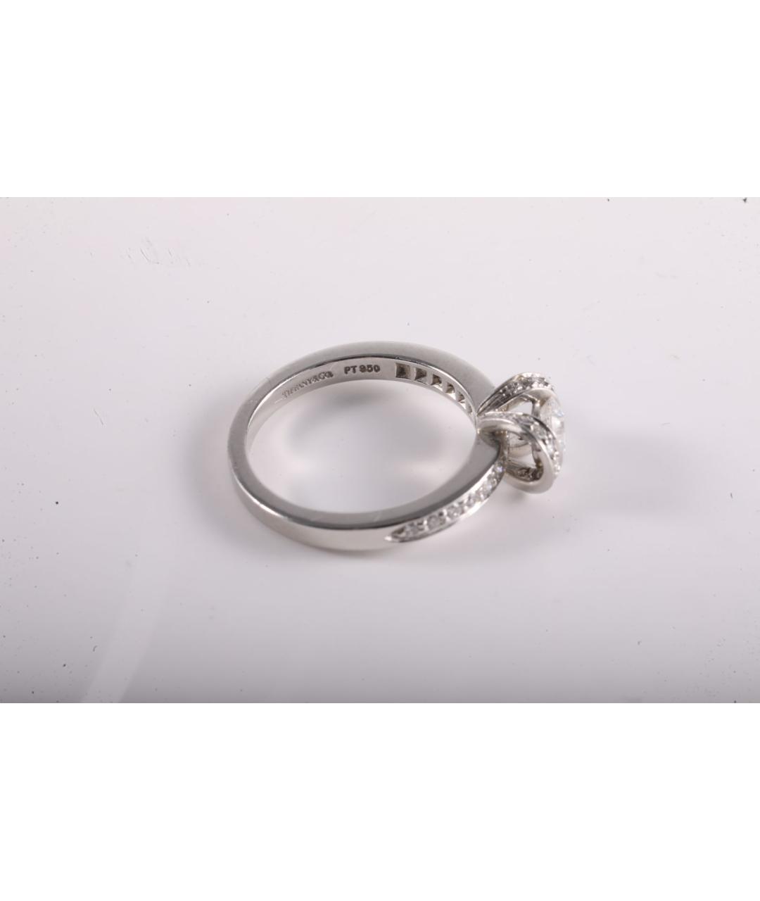 TIFFANY&CO Серебряное платиновое кольцо, фото 4