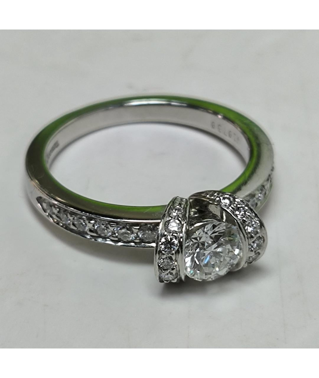 TIFFANY&CO Серебряное платиновое кольцо, фото 8