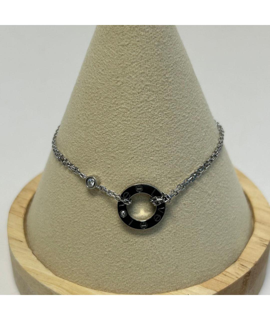 CARTIER Серый браслет из белого золота, фото 7