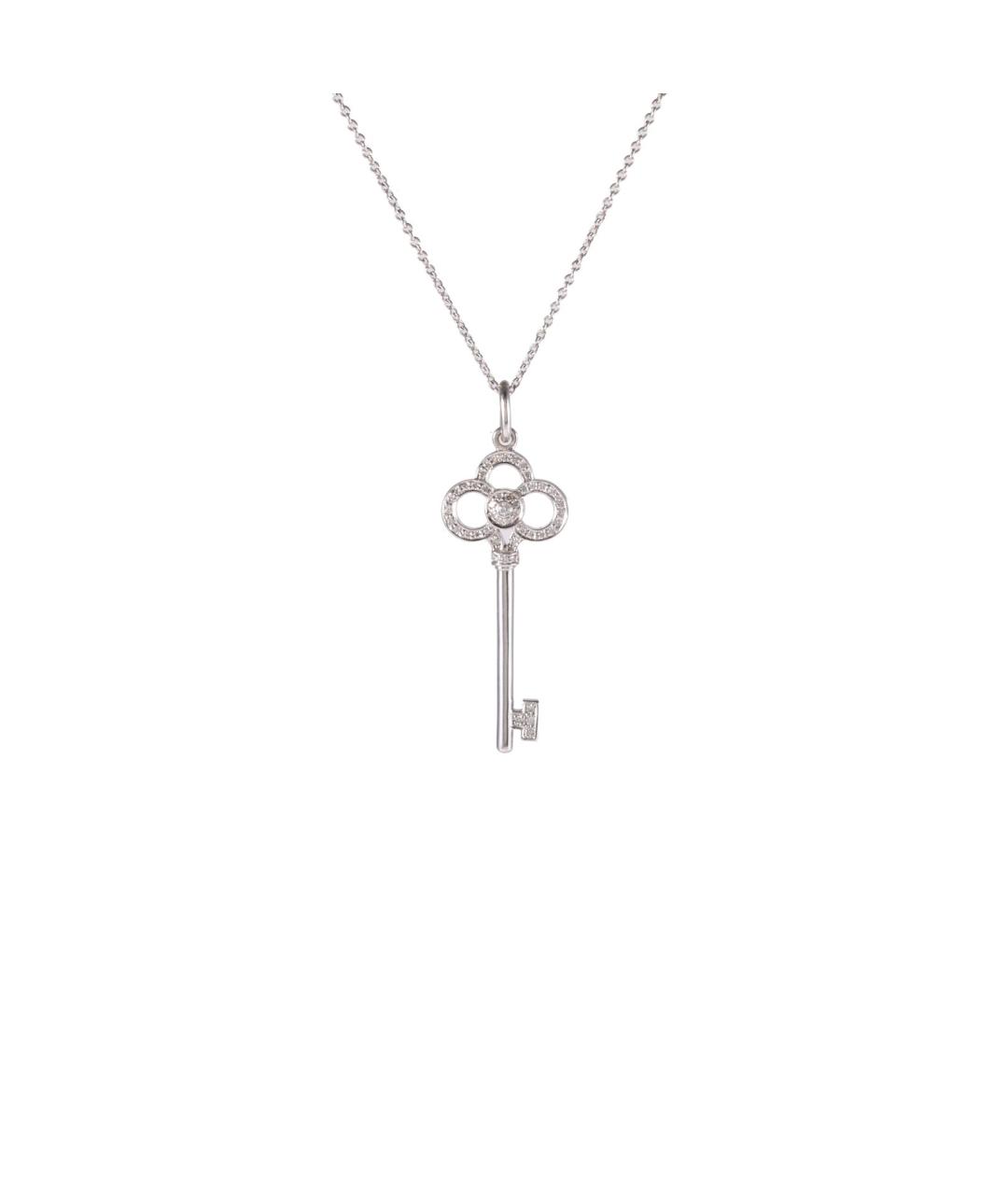 TIFFANY&CO Серое колье из белого золота, фото 1