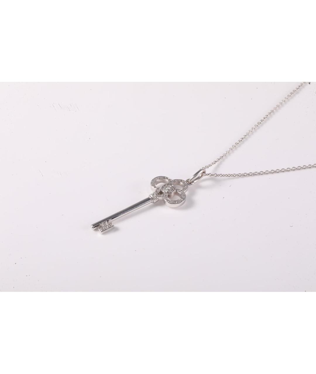 TIFFANY&CO Серое колье из белого золота, фото 2