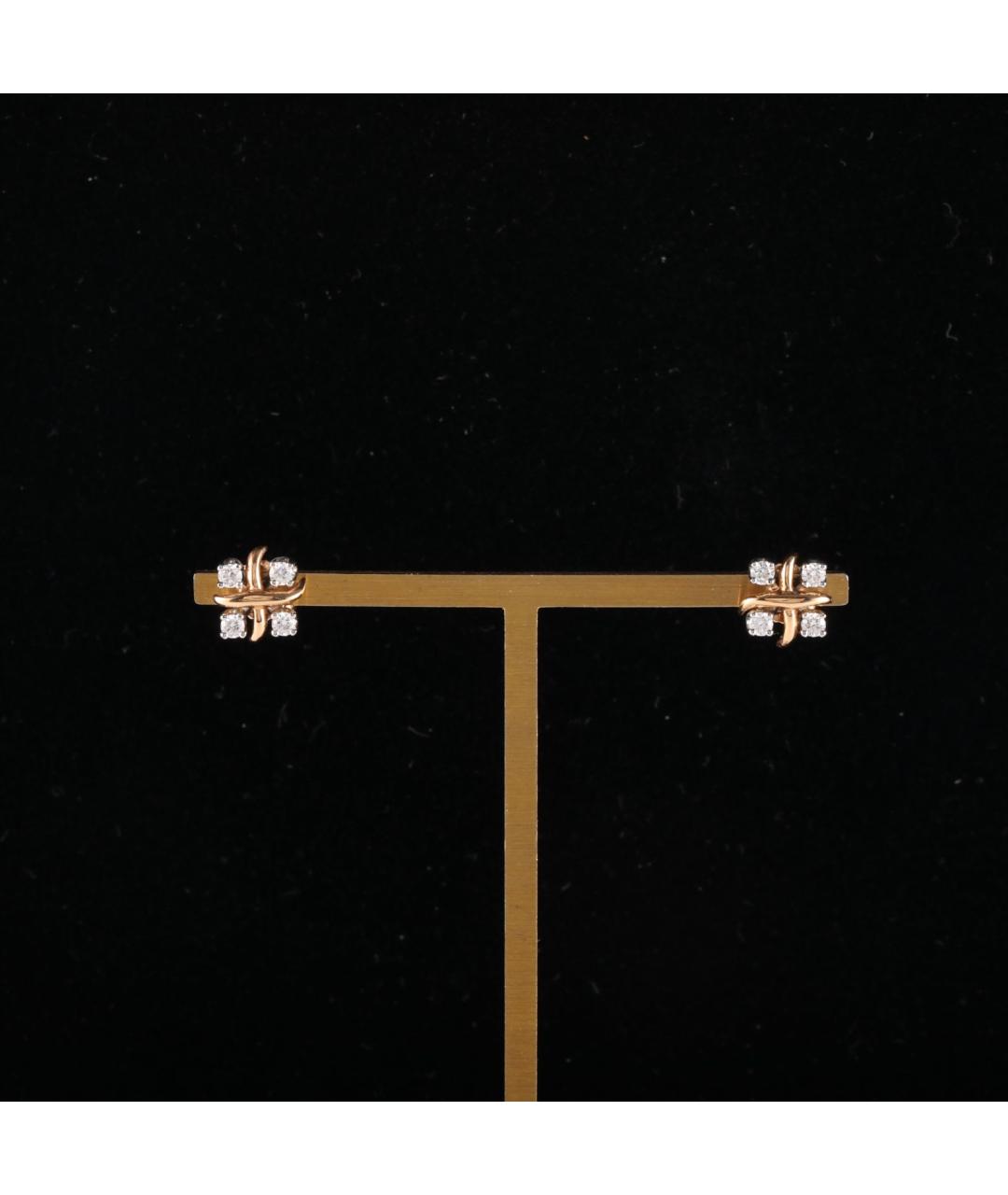 TIFFANY&CO Золотые серьги из розового золота, фото 6