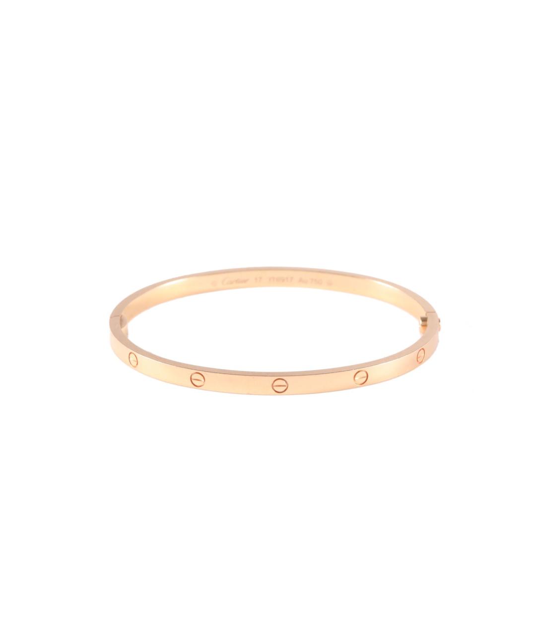 CARTIER Золотой браслет из розового золота, фото 1